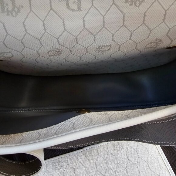 DIOR White Honeycomb Crossbody - Picture 7 of 10